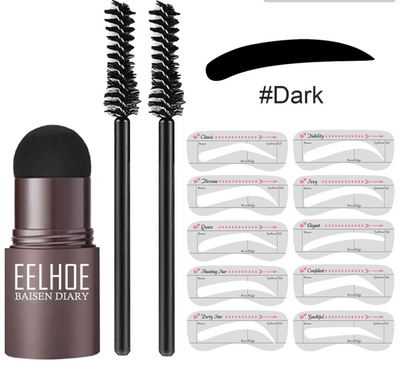 Set de Moldes para Cejas con Polvo de Maquillaje - Image 32