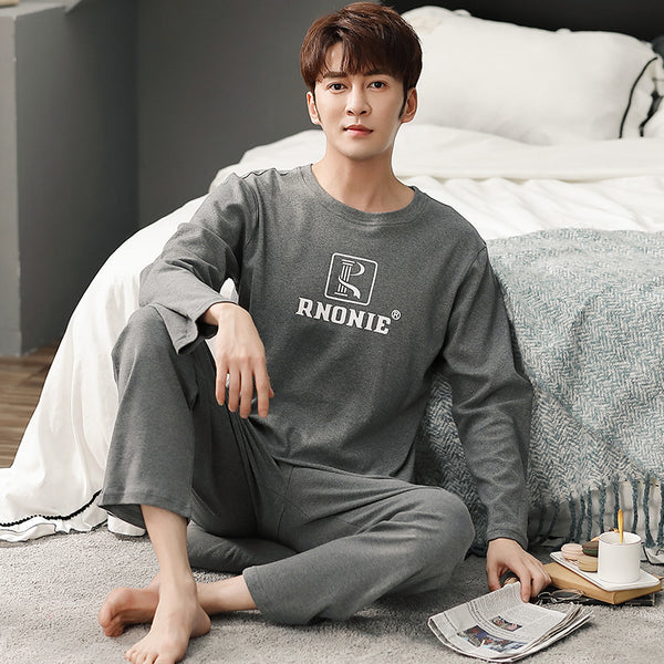 Pijama para Hombre de Algodón 100% con Manga Larga