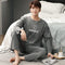 Pijama para Hombre de Algodón 100% con Manga Larga