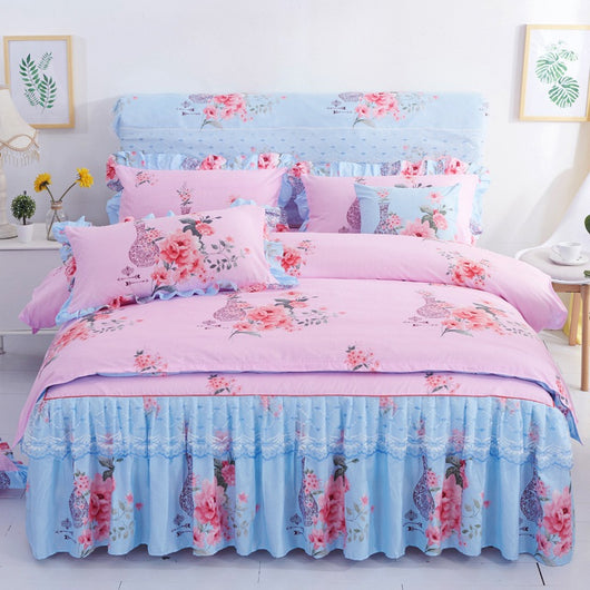 Falda de Cama de Encaje Cepillado Engrosado - Image 31