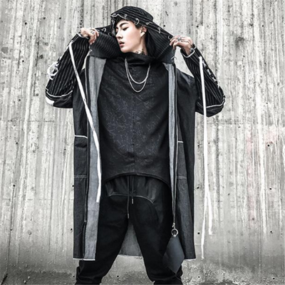 Abrigo Hip Hop Urbano Negro