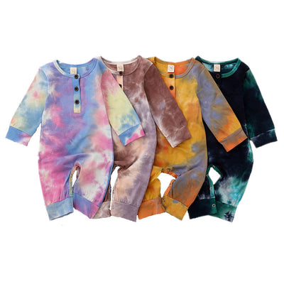 Enterizo Tie-Dye Largo con Estilo Bohemio