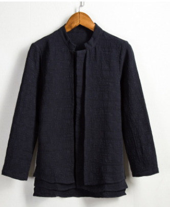 Camisa Lino Hombre Estilo Chino - Tang Suit Algodón y Lino - Image 2