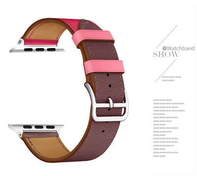 Correa de Cuero Compatible con Apple Watch - Elegancia y Durabilidad - Image 4