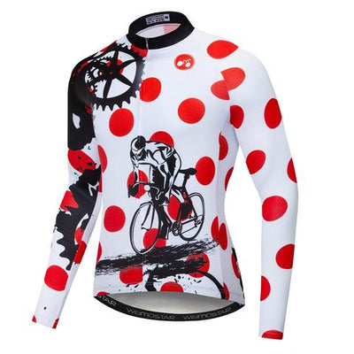 Camisetas de Ciclismo Personalizables para Hombre con Forro Térmico - Image 7