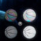 Balón de Baloncesto Fluorescente Brillante
