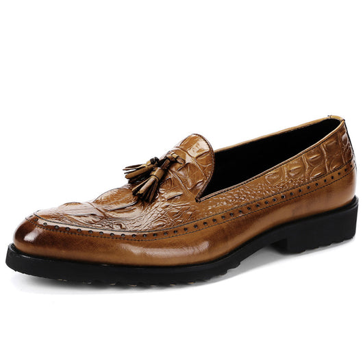 Zapatos de Vestir para Hombre con Borlas y Tallado Brock - Image 10