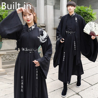 Set de Pareja Hanfu Estilo Antiguo - Conjunto Estudiante Tradicional - Image 6