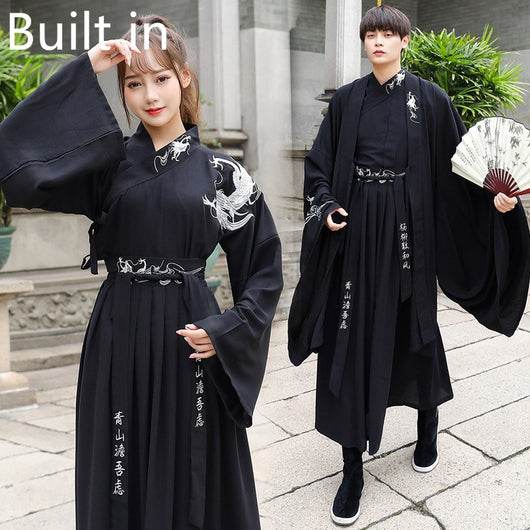 Set de Pareja Hanfu Estilo Antiguo - Conjunto Estudiante Tradicional - Image 6
