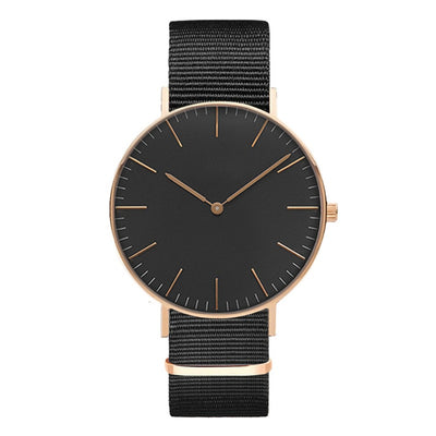Reloj de Hombre Cuarzo Oro Rosa Ultra Delgado con Correa de Acero Doble Aguja - Image 12