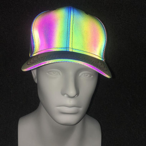 Gorra de Béisbol Reflectante Multicolor