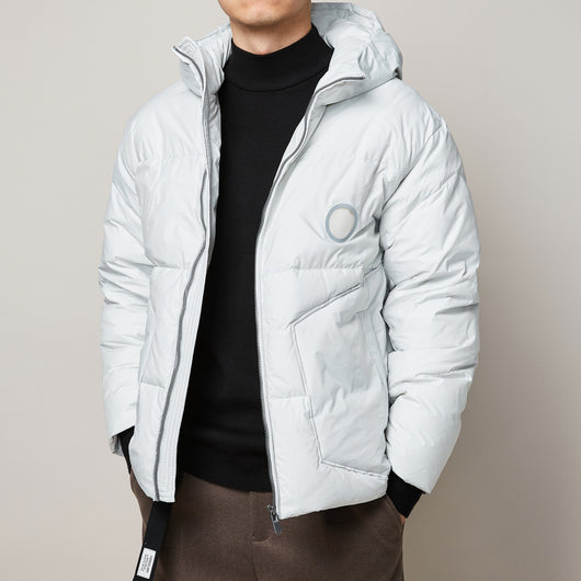 Parka Impermeable Ligera con Capucha para Hombre - Abrigo Térmico Invierno - Image 9