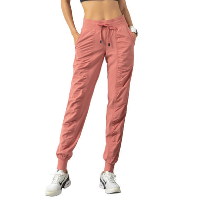 Pantalones deportivos ajustables para running y fitness