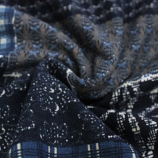 Chaqueta Acolchada con Estampado Étnico y Terciopelo - Image 3