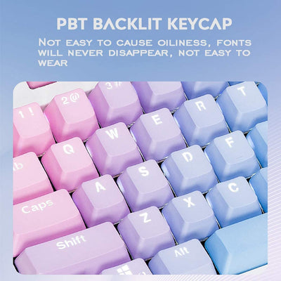 Keycaps PBT Translúcidos con Tinte Penetrante - Juego 104 Teclas - Image 17