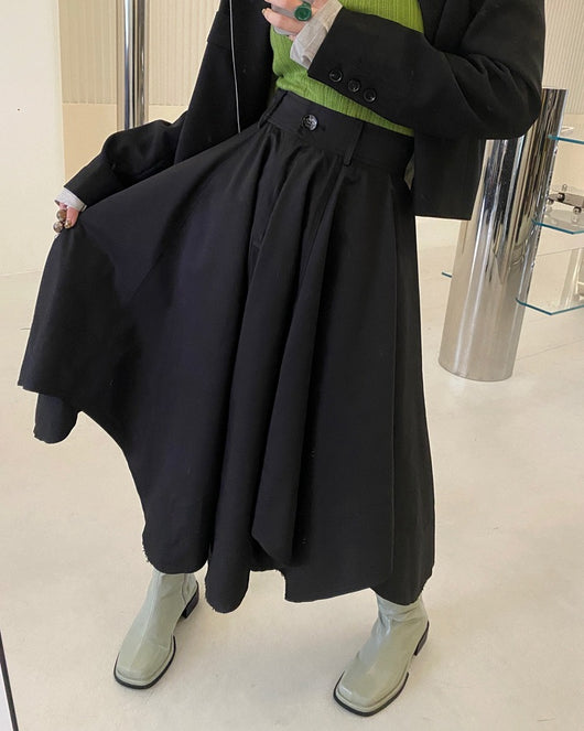 Falda Slim de Cintura Alta con Diseño Irregular - Image 25