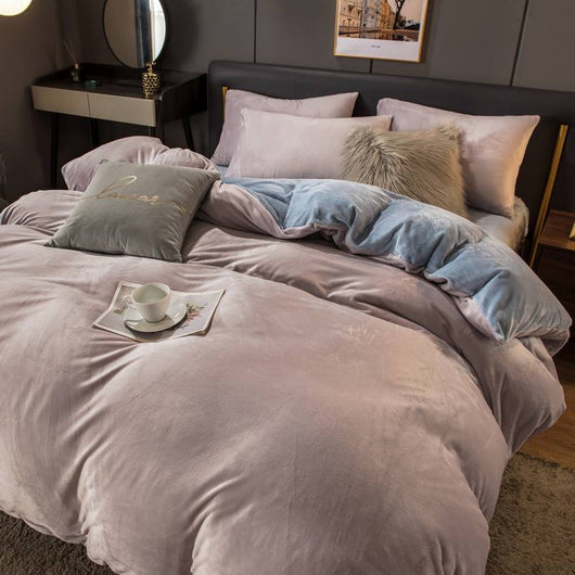 Juego de Cama Matrimonial Premium Franela Gruesa con Volante - Image 23