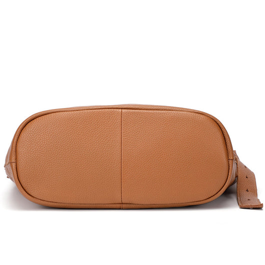 Bolso Bandolera de Cuero Genuino - Diseño Minimalista Versátil - Image 6