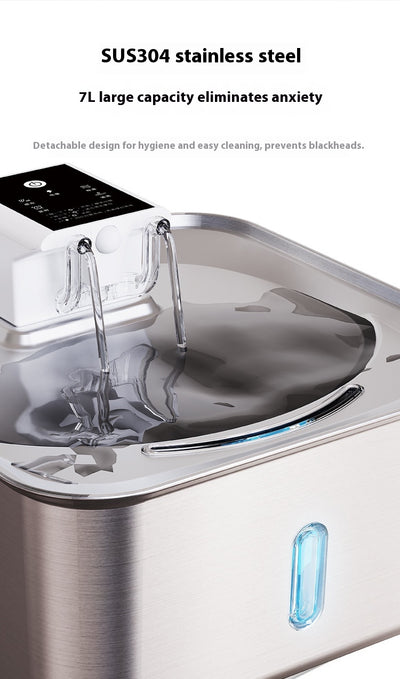 Fuente de Agua para Gatos Inalámbrica Acero Inoxidable Recargable - Image 12