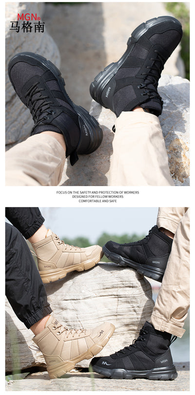 Botas de Protección Laboral Anticaída Antipunción de Caña Alta - Image 9