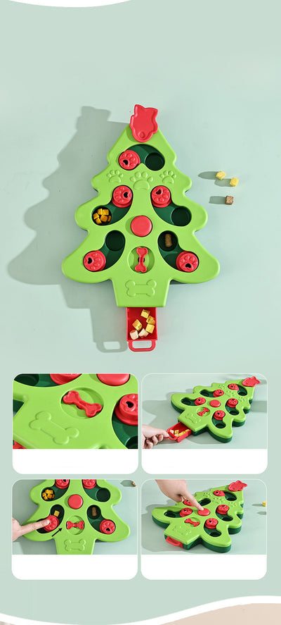 Juguete Interactivo Árbol de Navidad para Perros - Comedero Lento Antideslizante - Image 9