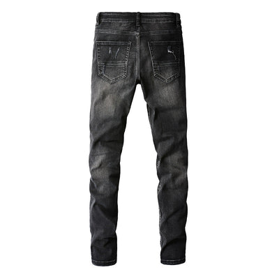 Jeans Skinny con Parche Smocking - Diseño Urbano Moderno - Image 5