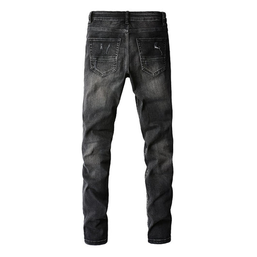 Jeans Skinny con Parche Smocking - Diseño Urbano Moderno - Image 5