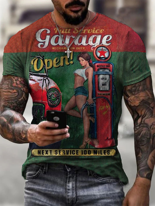Playera Deportiva Ajustada para Hombre con Estampado Moderno - Image 21