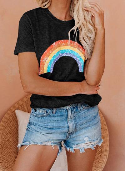 Blusa Slim Fit Arcoíris Fresca para Mujer - Verano - Image 8