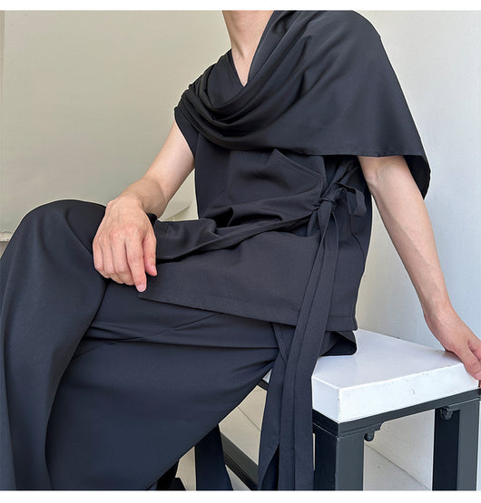 Blusa Minimalista Holgada sin Tirantes para Hombre y Mujer - Image 13