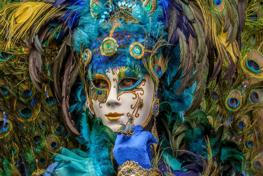 Cuadro de Pintura de Diamantes 5D - Pavo Real y Plumas con Seda Brillante