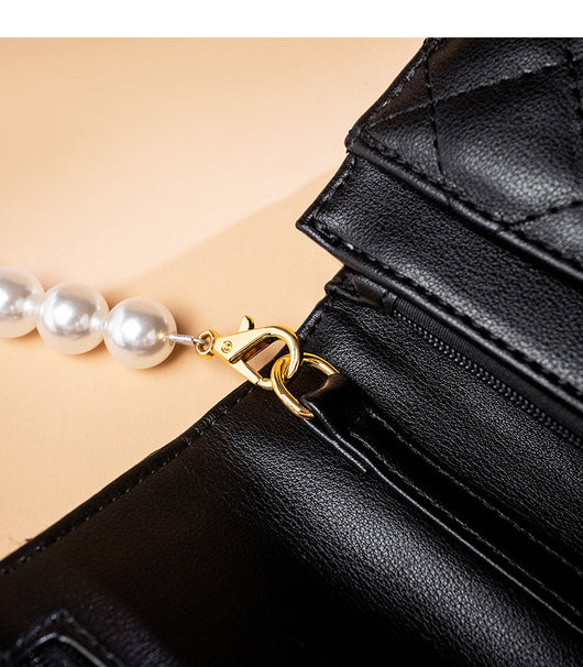 Bolso de Cadena Diamante Estilo Perfume en Cuero Pequeño - Image 27