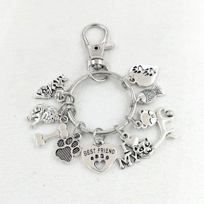 Llavero Mascota con Diseños de Huesos, Peces y Patitas - Accesor Perfecto para Amigos Peludos - Image 15
