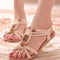Sandalias Bohemias Planas con Tiras Cruzadas para Mujer