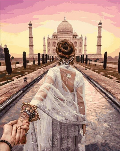 Pintura por Números - Retrato de India