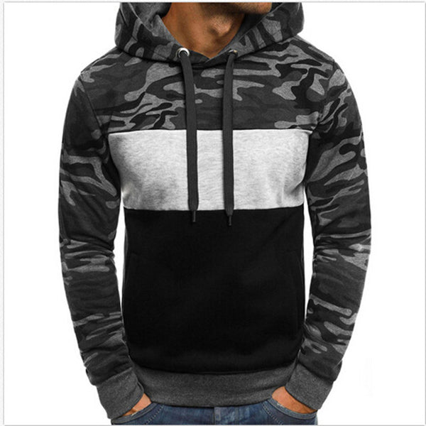 Sudadera Slim Camuflaje Degradado para Hombre
