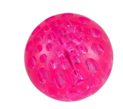 Solid purple pet toy ball with a high elastic honeycomb pattern, suitable for dogs and cats. - Image 6