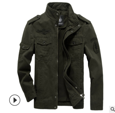 Chaqueta Militar Táctica de Algodón para Hombre - Talla Grande Estilo Casual Europeo - Image 6