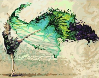 Kit Pintura por Números - La Bailarina Mágica