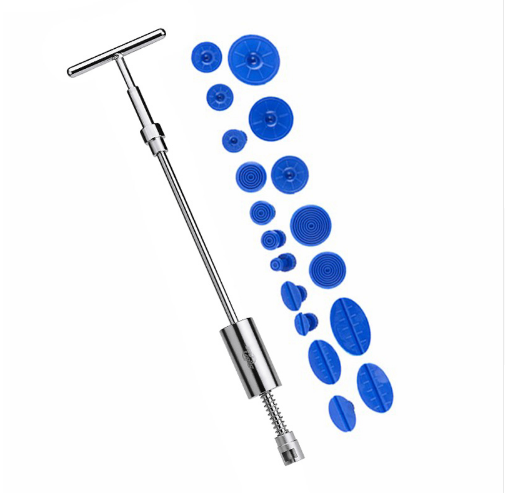 Kit Extractor de Abolladuras 2 en 1 con Martillo de Deslizamiento y Ventosas