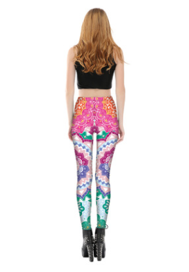 Leggings Mandalas Psicodélicos de Colores - Image 2