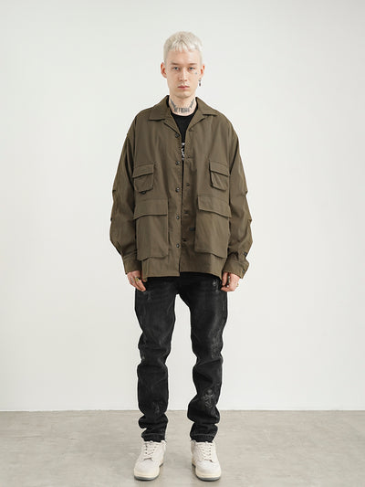 Chaqueta de Trabajo Impermeable con Bolsillos Funcionales para Pesca - Image 10