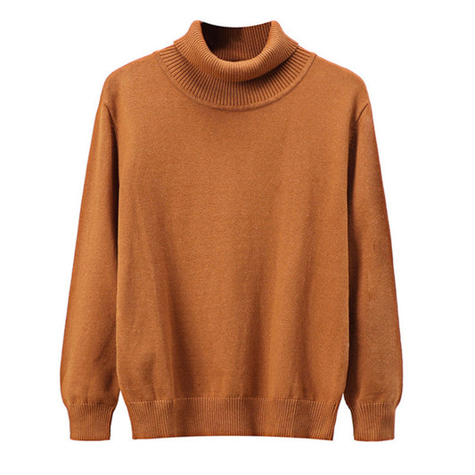 Suéter Cuello Alto Hombre Invierno Cálido Premium Casual Grueso
