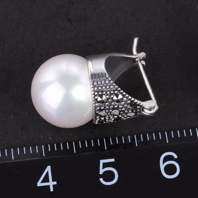 Aretes de Perla Vintage - Image 2