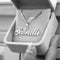 Personalize name necklace custom necklace Plateado