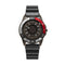 Reloj de Tecnología Magnética con Cuerpo Metálico Negro