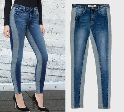 Pantalones Vaqueros Skinny Elásticos para Mujer - Diseño Europeo Verano