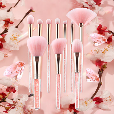 Set de Brochas para Maquillaje Flower Dance - Brocha Nariz y Sombras - Image 4