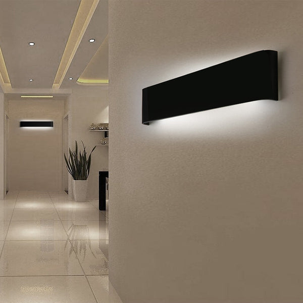 Lámpara de Noche LED de Aluminio Ultra Delgada