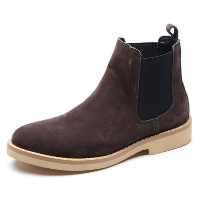 Botas Martin Cortas de Cuero Gamuza para Hombre - Estilo Británico - Image 17